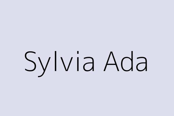 Sylvia Ada